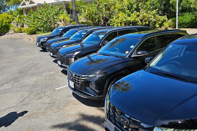 Biggvee Chauffeur service - What a full Antigua circuit could look like
