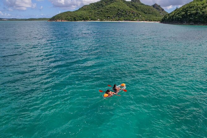 Crystal Clear Kayak Drone Photography Antigua - Couples, Solo Shoots, and Group Sessions