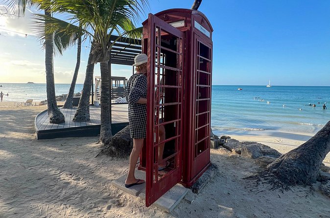 Famous Red Phone Booth Beach (Dickenson Bay) and Fort Bay Beach - Booking, cancellation, and timing details