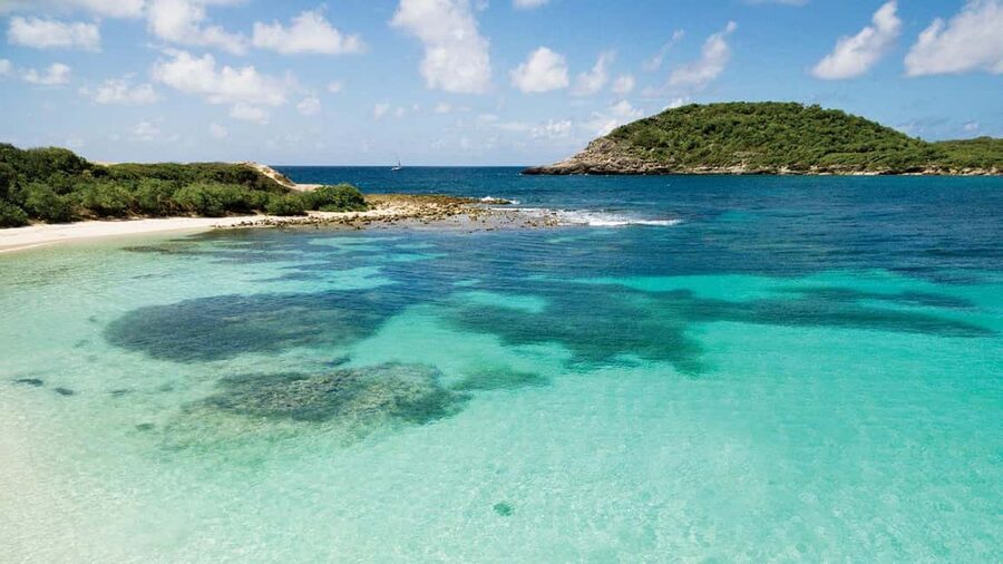 From St John's: Half Moon Bay Beach Half-Day Trip by Van - The 50-minute ride across Antigua