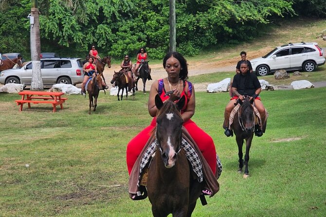Horseback Riding at Hawksbill Beach in Five islands Antigua - The ride along Hawksbill Beach