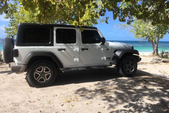 SoCoHo Luxe Private Jeep Wrangler Tour - Starting near St. John’s and passing Sir Vivian Richards Stadium