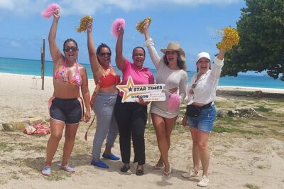 St. John’s,Antigua Horse Back Riding & bareback swim & Fort beach